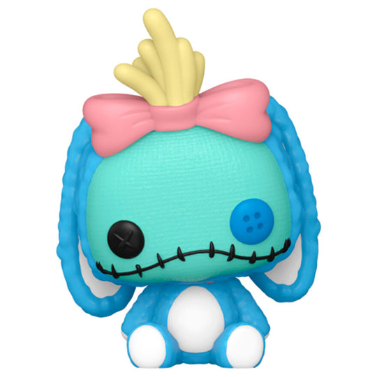 Figurine Pocket POP Disney Stitch habillé en lapin de Pâques, taille 3,8 cm, vue de face avec détails colorés
