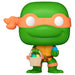 Figurine Pocket POP Michelangelo Tortues Ninja édition spéciale Easter Egg, vue de profil avec détails colorés