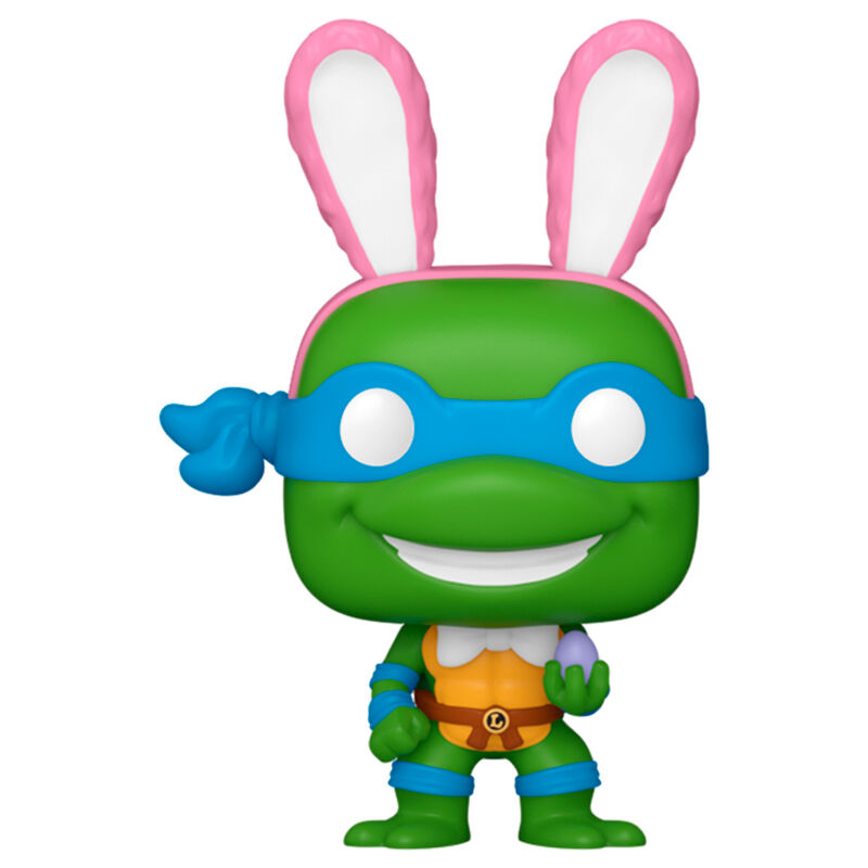 Image rapprochée de la figurine Funko Pocket POP Leonardo, mettant en valeur sa taille compacte de 3,8 cm et son design unique