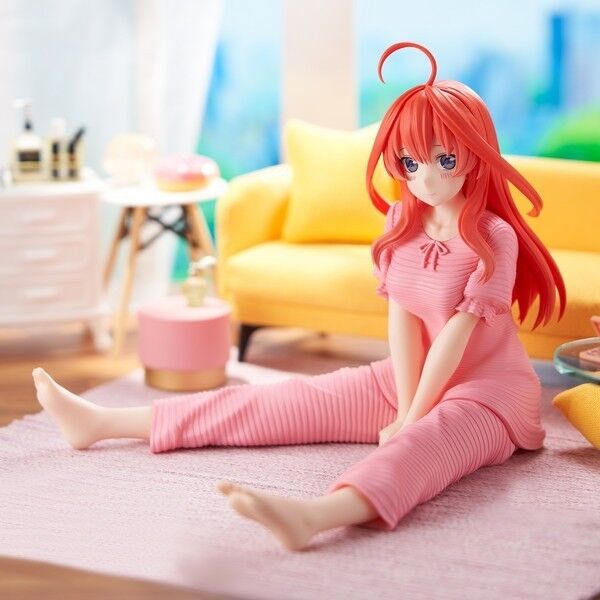 Profil latéral de la figurine Itsuki Nakano montrant la qualité des finitions BANPRESTO