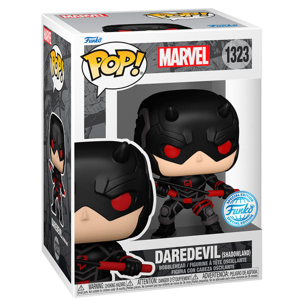 Figurine Funko POP Daredevil Marvel exclusive en vinyle de 9 cm dans sa boîte cadeau