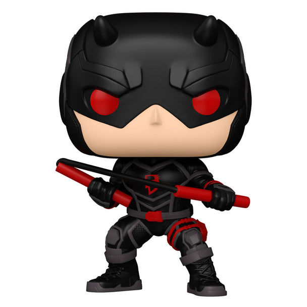 Vue rapprochée de la figurine Funko POP Daredevil Marvel exclusive avec détails précis