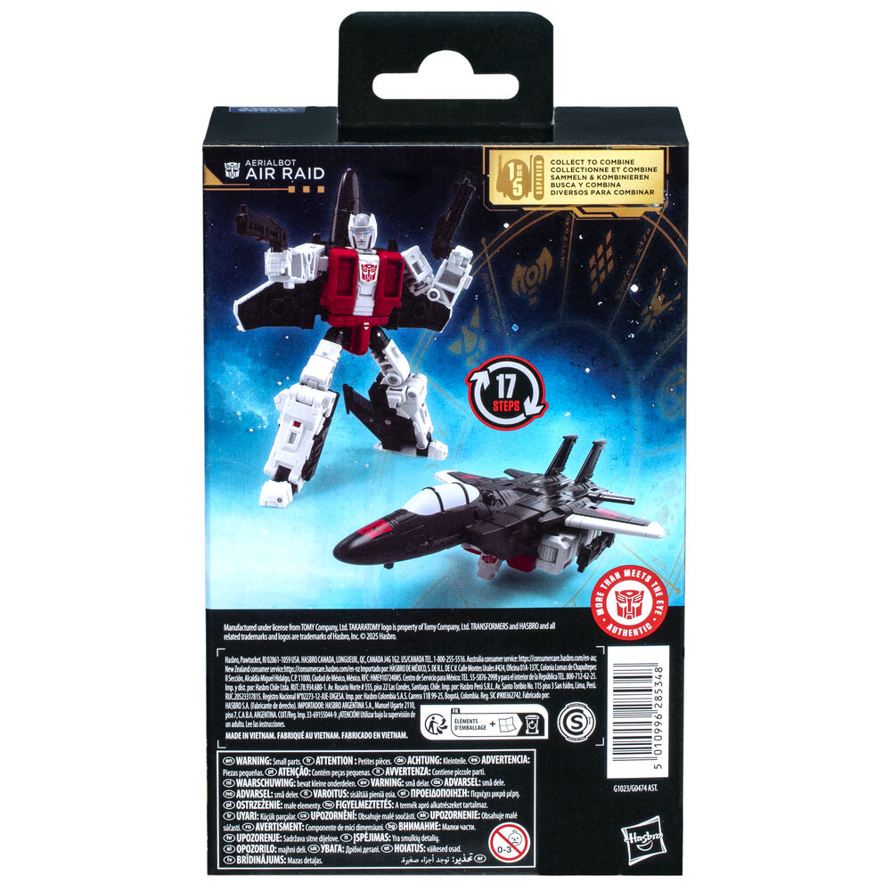 Packaging original de la figurine Transformers Air Raid Aerialbot de la gamme Age of the Primes