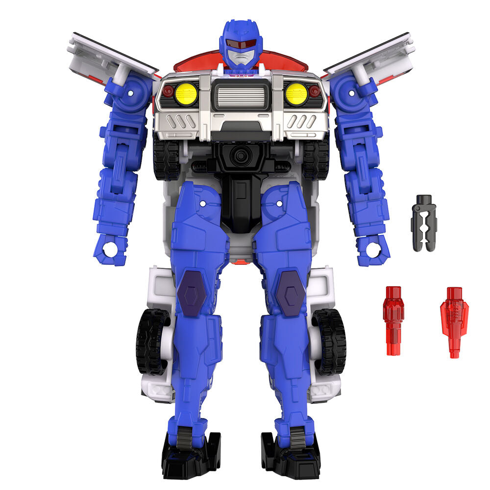 Image de la boîte officielle HASBRO de la figurine Transformers Age of the Primes Red Alert