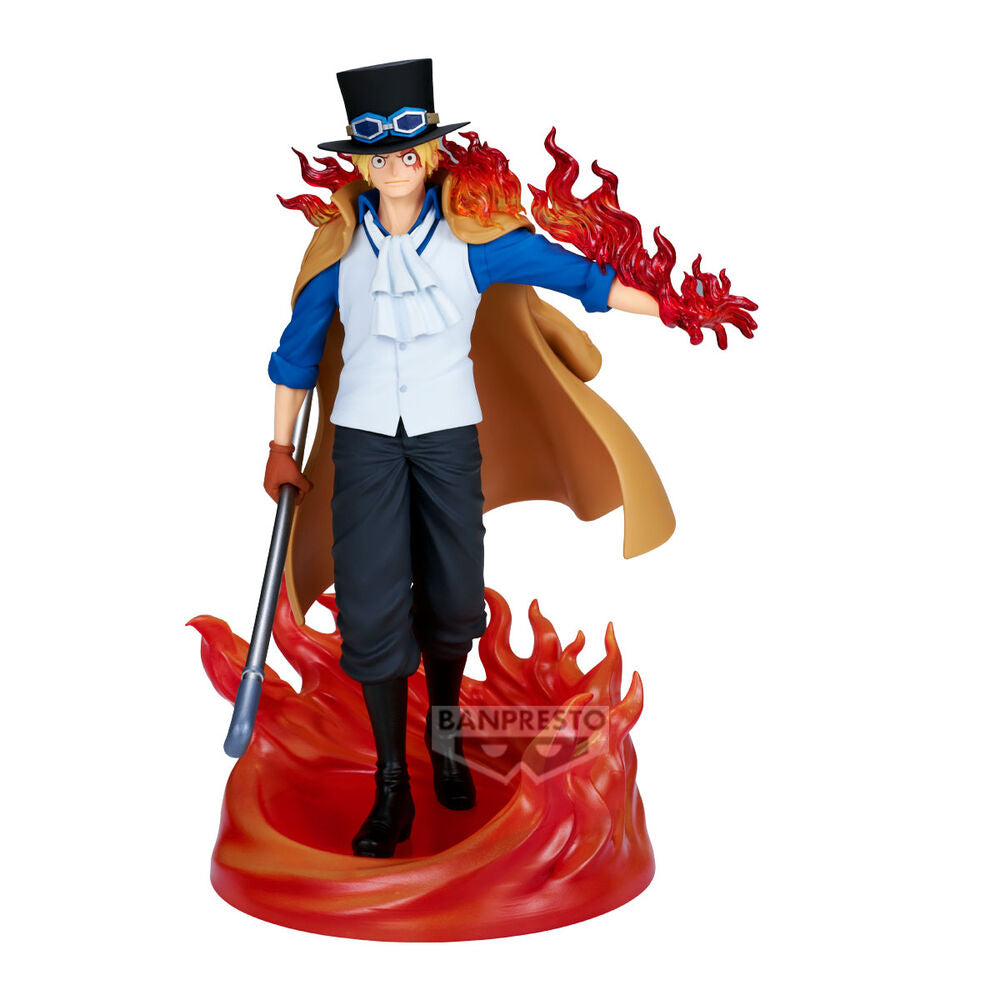 Figurine Sabo One Piece édition spéciale vue de face avec détails précis et couleurs vives