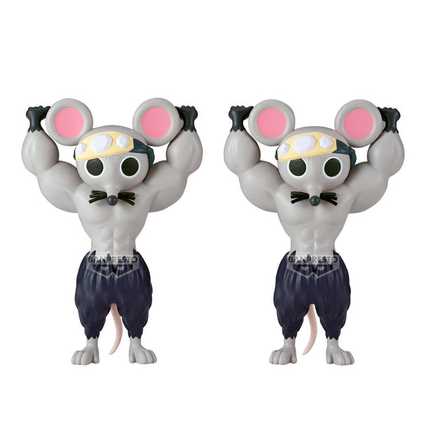 Figurine Muscular Mice de Demon Slayer Kimetsu no Yaiba vue de face, hauteur 9 cm