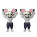 Figurine Muscular Mice de Demon Slayer Kimetsu no Yaiba vue de face, hauteur 9 cm