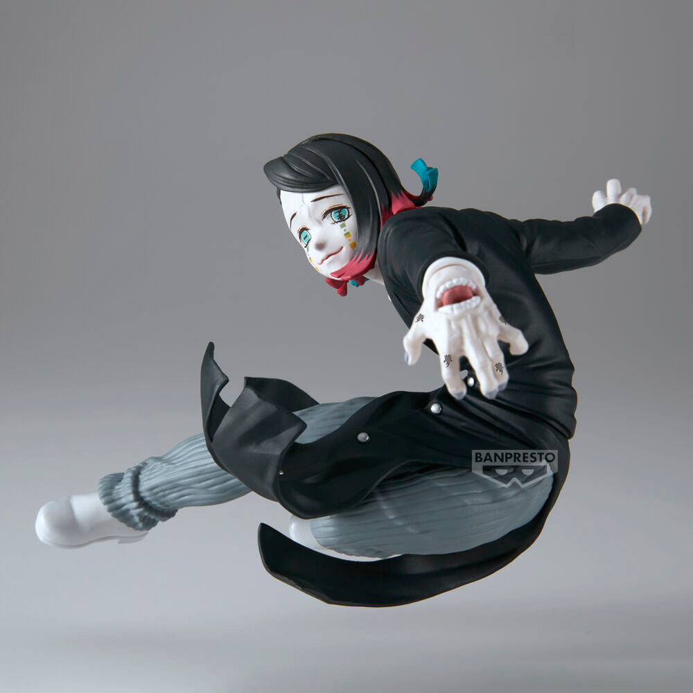 Profil latéral de la figurine Enmu BANPRESTO montrant les détails du visage et des vêtements