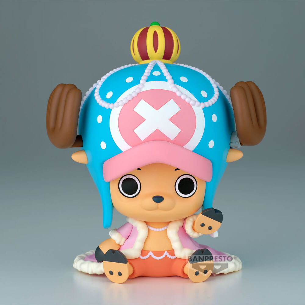 Profil gauche de la figurine Chopper One Piece Sofvimates montrant la qualité des finitions