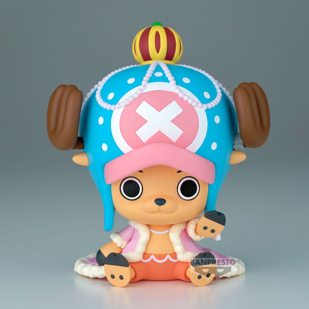 Profil gauche de la figurine Chopper One Piece Sofvimates montrant la qualité des finitions