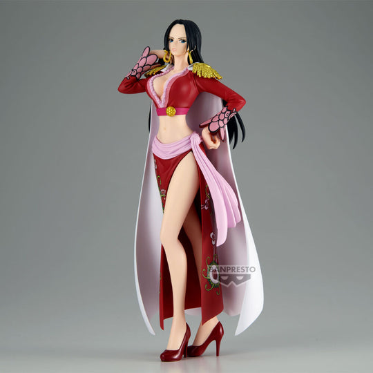 Profil gauche de la figurine Boa Hancock 22cm BANPRESTO avec finition brillante et couleurs vives