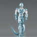 Détail du visage de la figurine Cooler Solid Edge Works montrant une expression intense et fidèle au personnage