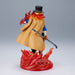 Ensemble complet des 5 images présentant différentes perspectives de la figurine Sabo BANPRESTO