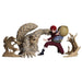 Vue arrière de la figurine Gaara Naruto Shippuden Vibration Stars avec détails du manteau