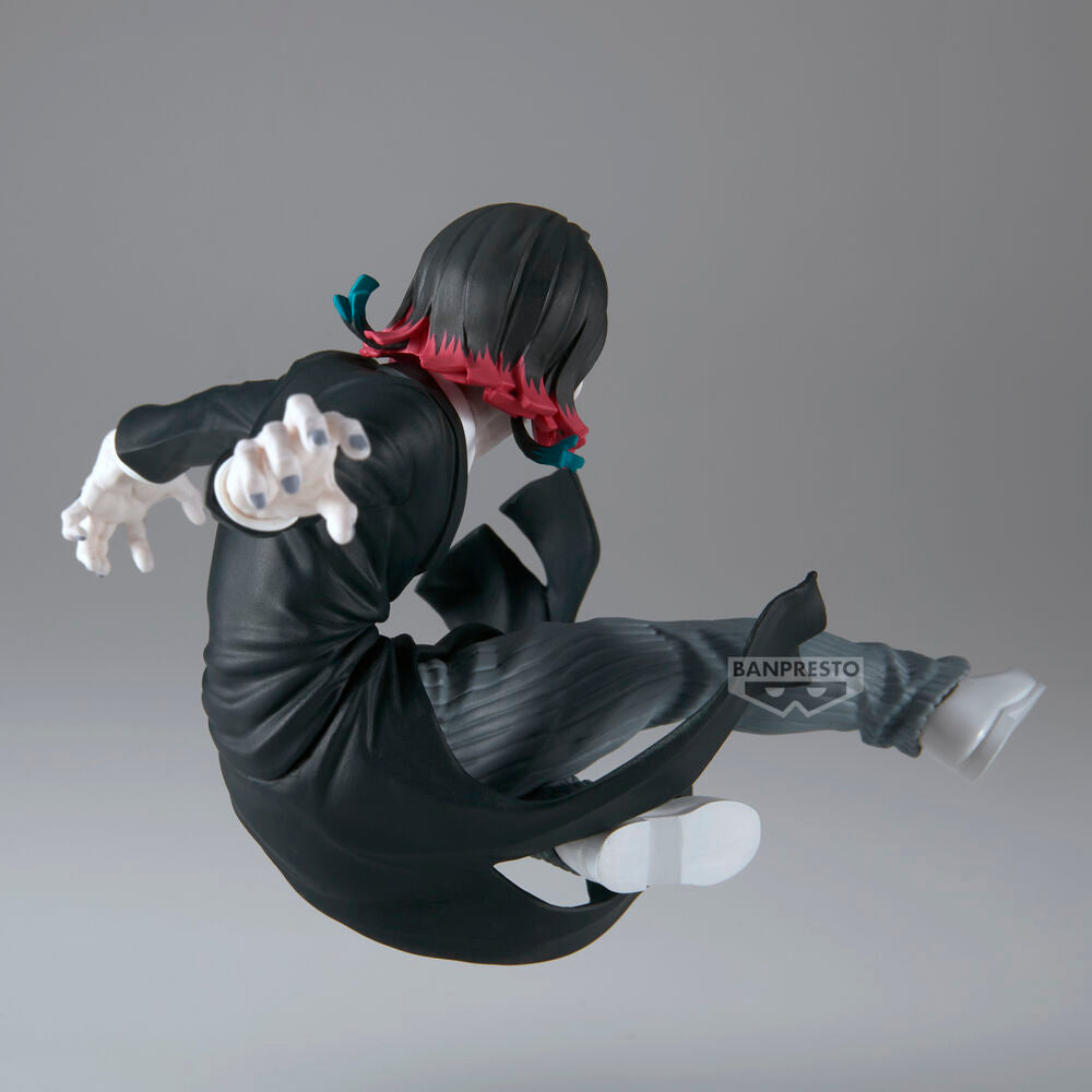 Présentation complète de la figurine Enmu Demon Slayer sur socle, idéale pour collectionneurs et fans