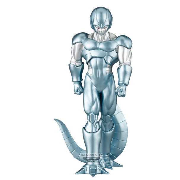 Figurine Cooler Dragon Ball Z en métal de 17cm vue de face avec détails précis et finition brillante
