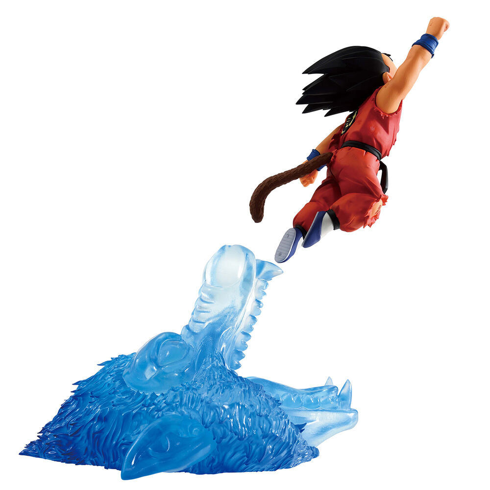 Figurine Son Goku Dragon History II posée sur un socle, prête à exposer