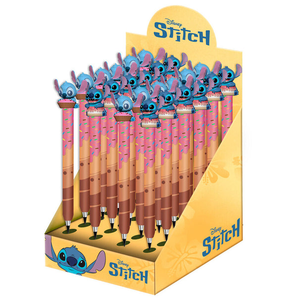 Présentoir de crayons effaçables assortis Disney Stitch par KARACTERMANIA, dimensions 18x21,5x13,7 cm, parfait pour les fans du personnage.