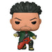 Vue rapprochée de la figurine Funko POP Deadshot DC Comics montrant son design unique et sa présentation en boîte.