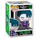 Vue rapprochée de la figurine Funko POP Joker Suicide Squad avec détails précis et couleurs vives