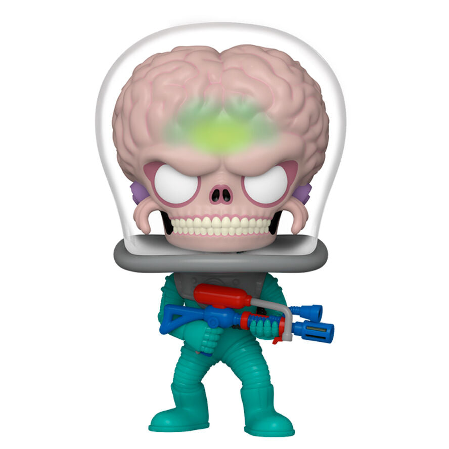 Figurine Funko POP Mars Attacks Soldat Martien en vinyle de 9 cm avec détails précis et couleurs vives