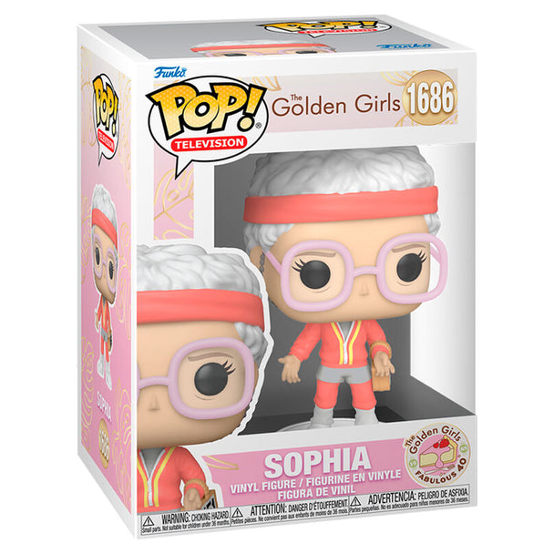 Figurine Funko POP Sophia des Golden Girls en vinyle de 9 cm dans sa boîte cadeau collector
