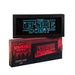 Vue latérale de la lampe Stranger Things The Upside Down montrant sa finesse et matériaux ABS et acrylique
