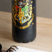 Vue de profil de la bouteille 500ml Harry Potter avec finition métallique brillante