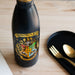 Utilisation de la bouteille Harry Potter pour boire un thé chaud lors d'une sortie extérieure