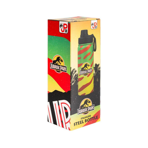 Vue rapprochée du bouchon hermétique de la gourde Jurassic Park 500ml