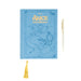Couverture rigide du cahier A5 Disney Alice au Pays des Merveilles avec illustration colorée