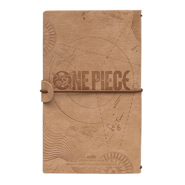Détail de la fermeture élastique noire qui maintient le carnet fermé et protégé