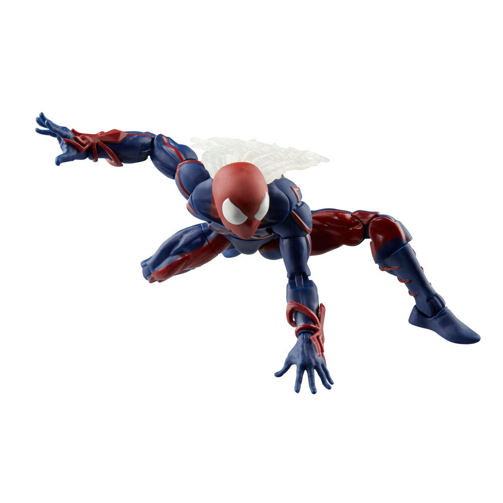 Figurine Spider-Man Marvel Comics de face avec costume rouge et bleu détaillé