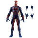 Vue rapprochée de la tête articulée de la figurine Spider-Man Hasbro 15cm