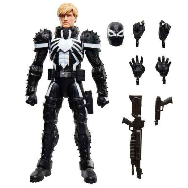 Profil gauche de la figurine articulée Agent Venom 15cm par HASBRO