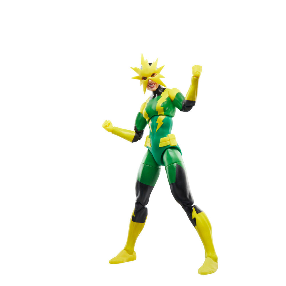 Accessoires inclus avec la figurine Marvel Electro Francine Frye 15cm