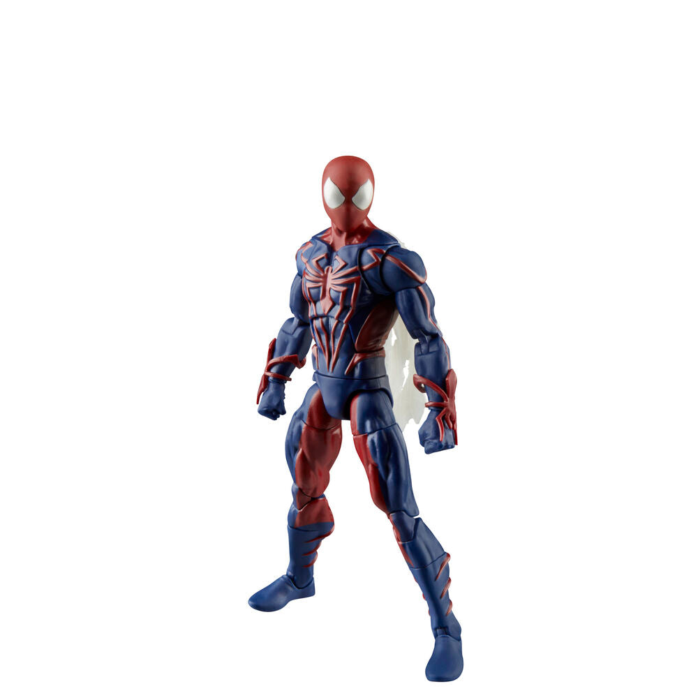 Figurine Spider-Man Marvel en action avec accessoires sur fond neutre