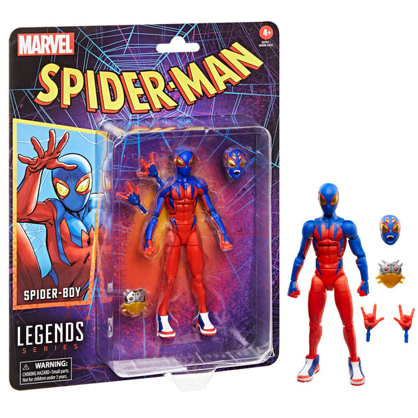 Figurine Marvel Spider-Man Spider-Boy 15cm vue de face avec détails articulés