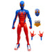Vue latérale de la figurine Spider-Boy Marvel articulée en position dynamique