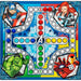 Plateau de jeu Parcheesi avec pions Marvel Avengers prêts à jouer