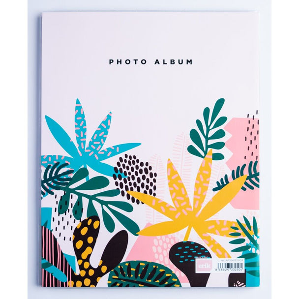 Couverture de l'album photo Abstract Tropics ERIK avec motif tropical abstrait coloré