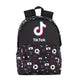 Sac à dos Tik Tok PERONA vue de face avec fermeture éclair principale fermée et design moderne