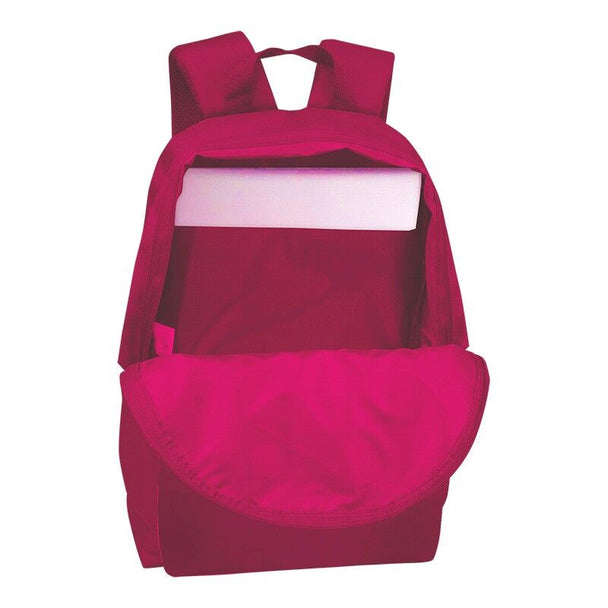 Détail du tissu résistant et motif rose du sac à dos PERONA