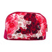 Vanity case Roses PERONA vu de face avec fermeture zippée sur le dessus