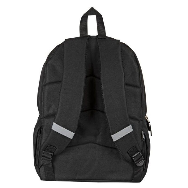 Détail de la poche avant zippée du sac à dos PERONA pour un rangement sécurisé