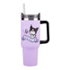 Vue latérale montrant la capacité de 1200ml de la gourde Hello Kitty Kuromi
