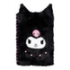 Vue du cahier A5 Hello Kitty Kuromi ouvert montrant les pages blanches prêtes à être remplies