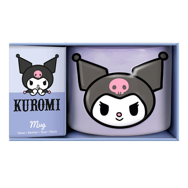 Mug en céramique Hello Kitty Kuromi de 400ml avec design coloré et logo PALADONE