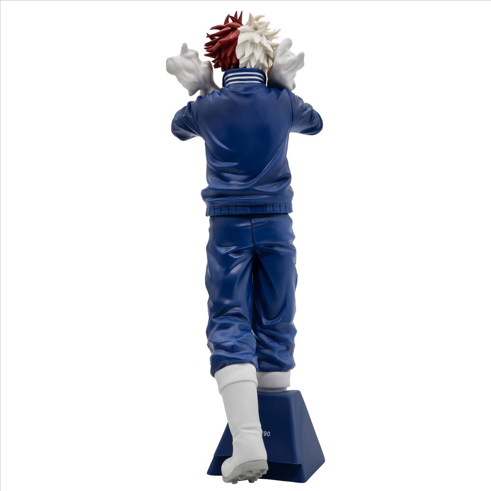 Packaging original BANPRESTO de la figurine Shoto Todoroki My Hero Academia