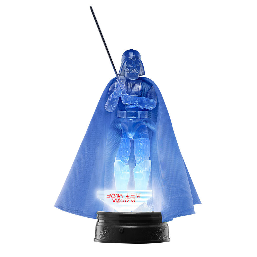 Bouton d'activation lumineux sur la base de la figurine Darth Vader Holocomm 15cm Black Series